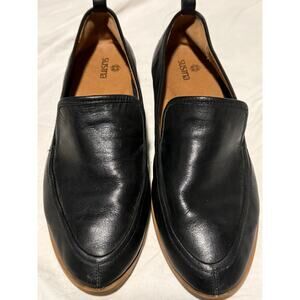 Susina Leather Loafers Women's Slip on Flats Classic Minimal Chic Sz 6.5